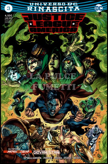 JUSTICE LEAGUE AMERICA #    41 - JUSTICE LEAGUE AMERICA 3 - VARIANT - RINASCITA